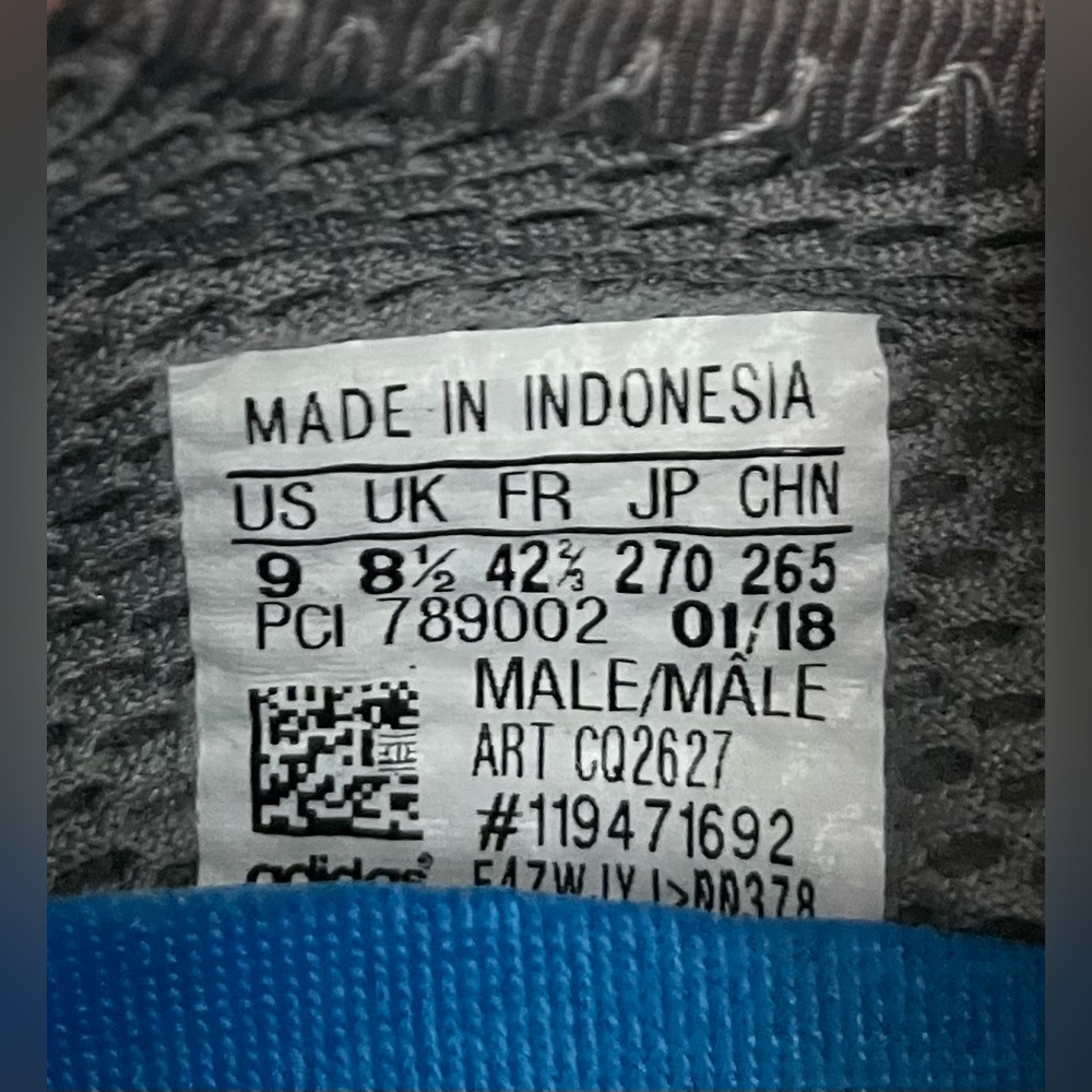 NWOB adidas Originals Deerupt Runner ( Grey/Grey/Cloud White) Men’s Sz 9 - Picture 11 of 14